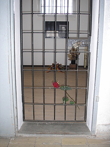 Celda de aislamiento en Sachsenhausen