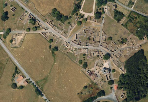 El pueblo fantasma de Oradour-sur-Glane en los mapas de Turismogoogle