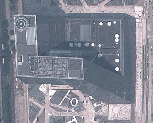 Edificio de la Sede de la Televisi�n Central de China en los mapas de Turismogoogle
