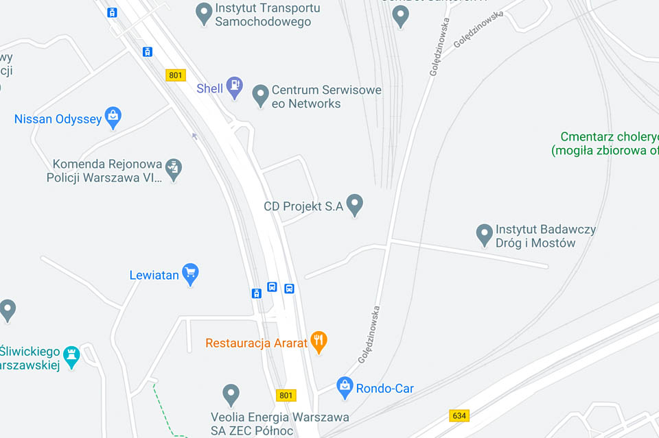 CD Projekt Red, visita sus estudios con Google Maps